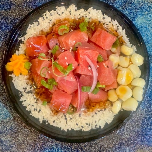 Tuna ceviche bowl.