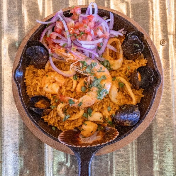 Arroz Con Mariscos.