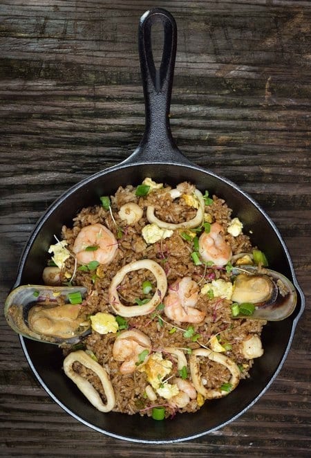 Arroz Chaufa - Seafood.