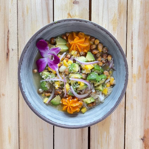 Ceviche Vegetariano.