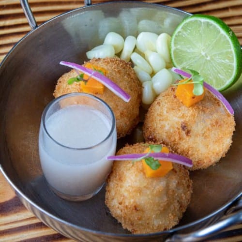 Ceviche Frito.