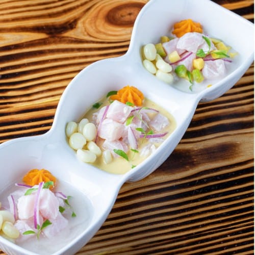 Trio De Ceviches.